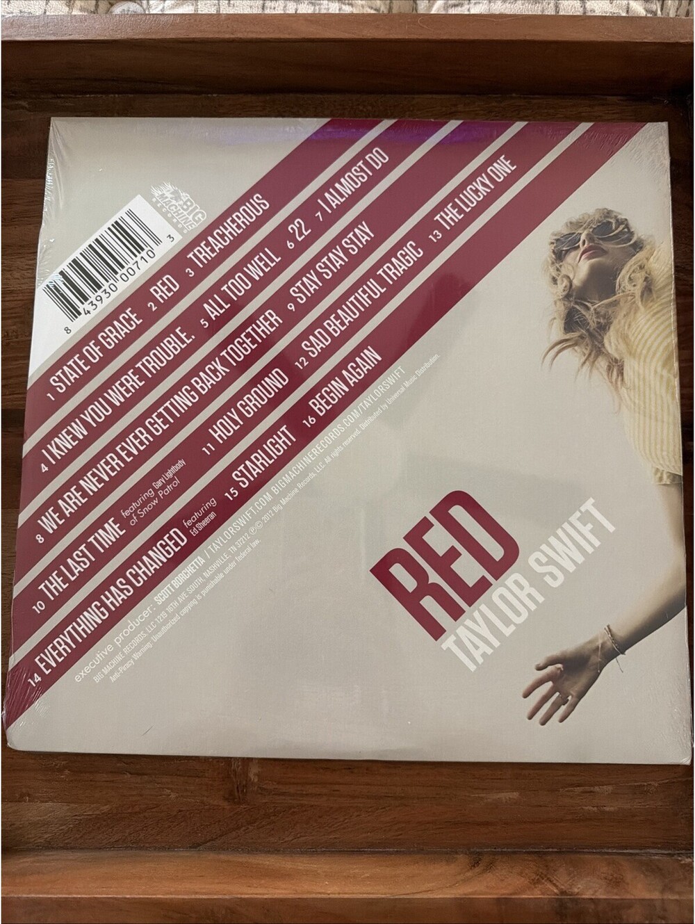 Taylor Swift RED Vinyl 2LP Record Album Big Machine NEW SEALED 2012 MINT - Picture 2 of 2